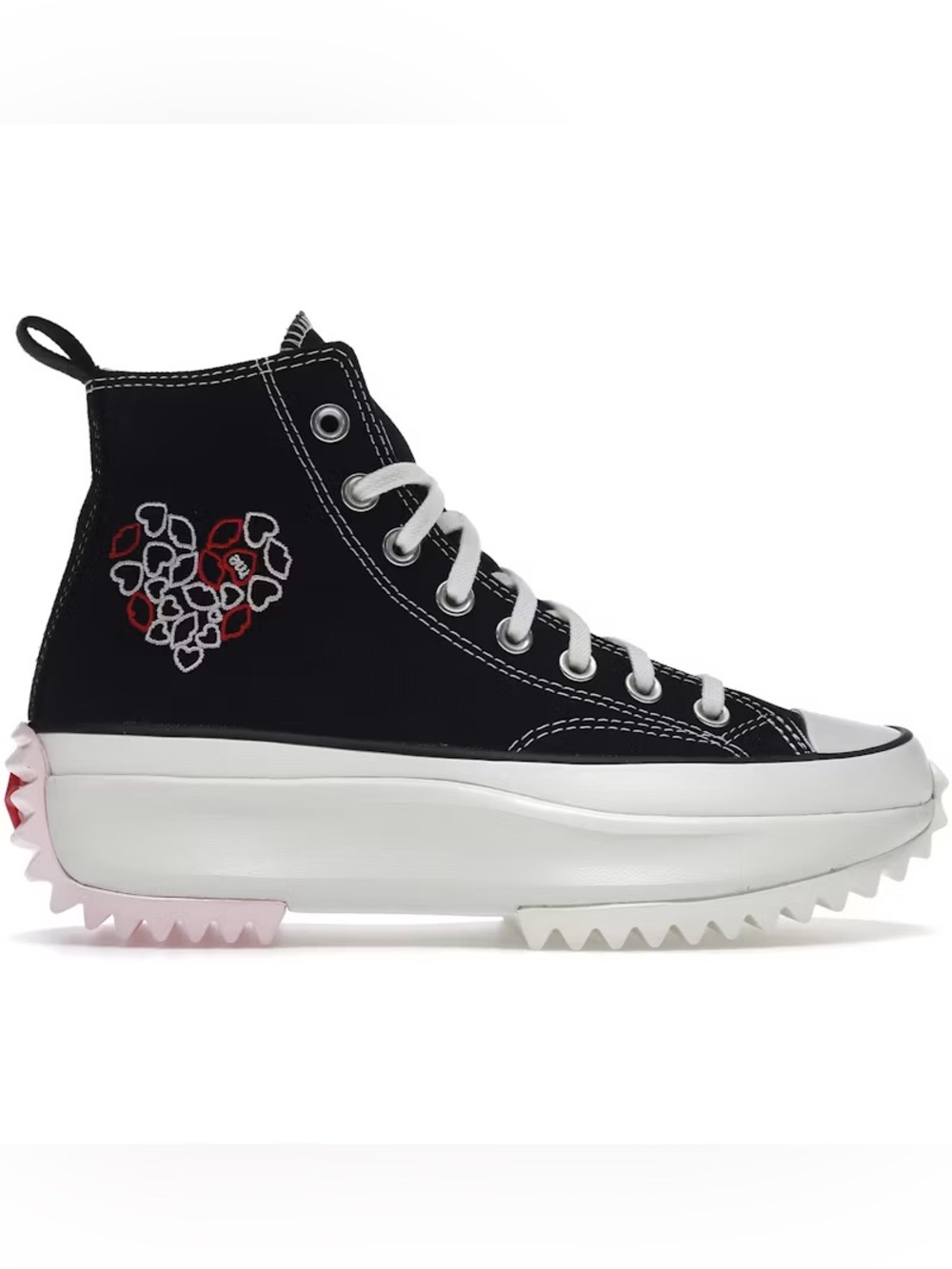 Converse Run Star Hike High Valentine's Day Crafted With Love Black Platform 9.5